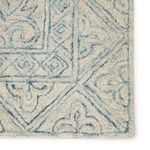 Product Image 4 for Carmen Handmade Trellis Blue / Light Gray Area Rug from Jaipur 