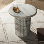 Product Image 19 for Oranda White Marble End Table from Four Hands