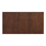 Top view of the wooden base showing warm brown wood grain texture