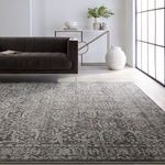 Product Image 6 for Elvira Modern Floral Gray/ Cream Rug - 18" Swatch from Jaipur 