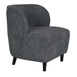 Product Image 3 for Laffont Chair with Grey Fabric from Noir