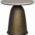 Product Image 4 for Aiden Aged Brass Side Table from Noir