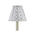 Product Image 8 for Block-Print Gray Pleated Chandelier Shade from Currey & Company
