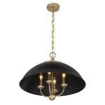 Product Image 4 for Monterey 4-Light Pendant Warm Brass from Savoy House
