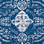 Product Image 5 for Chester Dark Blue/ White Rug from Surya