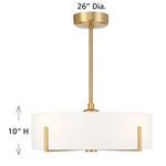 Product Image 1 for Mansell 4-Light Fan D'Lier from Savoy House