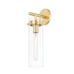 Product Image 1 for Haisley Aged Brass Modern Wall Sconce from Mitzi