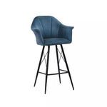 Product Image 1 for Olivier Counter Stool Blue from Moe's
