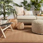 Product Image 6 for Vibe by Pareu Indoor/ Outdoor Border Beige/ Light Brown Rug from Jaipur 