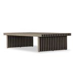 Product Image 2 for Haskell Cream Wooden Outdoor Coffee Table - Weathered Grey from Four Hands
