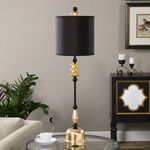 Product Image 2 for Volga Antiqued Gold Buffet Lamp from Uttermost