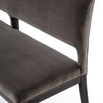 Product Image 8 for Sara Dining Bench Washed Velvet Grey from Four Hands
