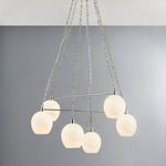 Product Image 5 for Asbury Park 6-Light Chandelier - Polished Nickel from Hudson Valley