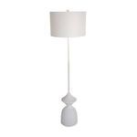 Product Image 1 for Charta White Plaster Modern Floor Lamp from Gabby
