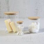 Product Image 3 for Finn Canister - Glass with Wood Lid from Homart