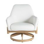 Product Image 7 for Palma Natural Wicker Swivel Lounge Vinyl from Summer Classics