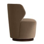 Product Image 3 for Poppy Swivel Chair Cocoa Performance Velvet from Arteriors