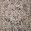Close-up showing the rug’s reversible pile with distinct light and dark color sides