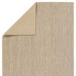 Folded corner displaying the flat woven backing contrasting the textured top surface