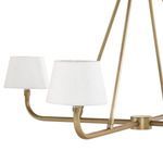 Product Image 14 for Dudley Aged Brass White Chandelier from Four Hands