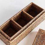 Product Image 3 for Burma Rattan 3-Compartment Lidded Box from Napa Home And Garden