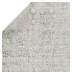 Backside view of the Kenrick rug highlighting texture and color variations