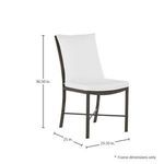 Product Image 4 for Monaco Aluminum Outdoor Side Chair from Summer Classics
