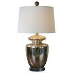 Product Image 2 for Uttermost Ailette Antiqued Mercury Glass Lamp from Uttermost