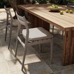 Product Image 5 for Atherton Grey Wooden Outdoor Dining Chair with Grey Cushion from Four Hands