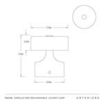Product Image 6 for Verglas Rechargeable Accent Lamp from Arteriors
