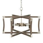 Product Image 2 for Bastian Small Grey Wood & Iron Lantern from Currey & Company