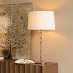 Product Image 2 for Milan Hammered Clear Glass Table Lamp from Jamie Young