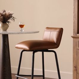 Product Image 12 for Ridley Swivel Bar + Counter Stool from Four Hands