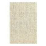 Neutral natural fiber rug with chunky handspun jute boucle weave in rectangular shape
