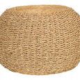 Product Image 3 for Wynnie Seagrass Pouf from Creative Co-Op