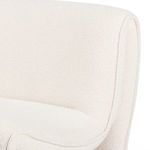 Bridgette Shearling Small Accent Chair - Cardiff Cream image 6