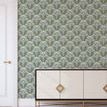 Product Image 2 for Spring Bloom Ash Blue Premium Matte Wallpaper from Mitchell Black