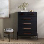 Product Image 16 for Rosedale 6-Drawer Tall Oak Dresser - Ebony Oak Veneer from Four Hands