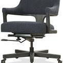 Briar Executive Chair angled right showing adjustment levers under seat and arm height