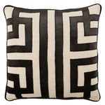 Ordella Black/ Beige Geometric Pillow image 1