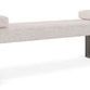 Product Image 1 for Gray Velvet Modern Lasting Impression Bench from Caracole