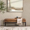 Product Image 7 for Eliah Top Grain Leather Accent Bench from Classic Home