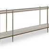 Product Image 1 for Gold Glass Modern Rectangular Perfection Console Table from Caracole