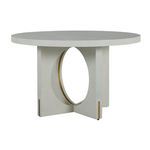 Product Image 7 for Sheila White and Stained Gold Round Dining Table from Gabby