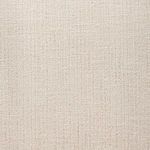 Close-up showing the textured cream-colored performance fabric upholstery detail