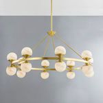Product Image 6 for Grafton 12-Light Chandelier - Aged Brass from Hudson Valley