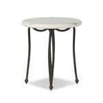 Product Image 3 for Idalia White Marble Outdoor End Table from Four Hands