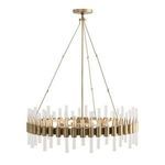 Product Image 4 for Haskell Large Antique Gold Brass Chandelier from Arteriors