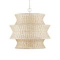 Product Image 10 for Phebe Medium Rattan Chandelier from Currey & Company