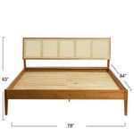 Product Image 3 for Haven Brown Woven King Bed from Creative Co-Op